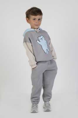 HARİKA KİDS Erkek Çocuk İki İplik Kumaş Kalın Şardonlu Örme Basic Oversize Kapşonlu Alt Üst Eşofman Takımı tfy-6757-136-25yas HARİKA KİDS Erkek Çocuk İki İplik Kumaş Kalın Şardonlu Örme Basic Oversize Kapşonlu Alt Üst Eşofman Takımı tfy-6757-136-25yas