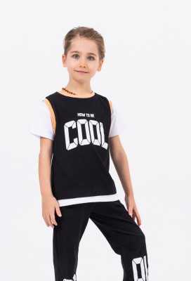 HARİKA KİDS Erkek Çocuk Cool Baskılı Alt Üst Basic Takım 2-5 Yaş tfy8568-cool-106-25