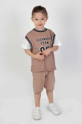HARİKA KİDS Erkek Çocuk Legendary Baskılı Kısa Kollu Diz Altı Basketball Şortlu Basic Takım 2-5 Yaş tfy8564-90-legendry-25 HARİKA KİDS Erkek Çocuk Legendary Baskılı Kısa Kollu Diz Altı Basketball Şortlu Basic Takım 2-5 Yaş tfy8564-90-legendry-25