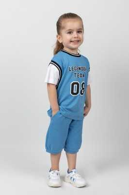 HARİKA KİDS Erkek Çocuk Legendary Baskılı Kısa Kollu Diz Altı Basketball Şortlu Basic Takım 2-5 Yaş tfy8564-90-legendry-25 HARİKA KİDS Erkek Çocuk Legendary Baskılı Kısa Kollu Diz Altı Basketball Şortlu Basic Takım 2-5 Yaş tfy8564-90-legendry-25