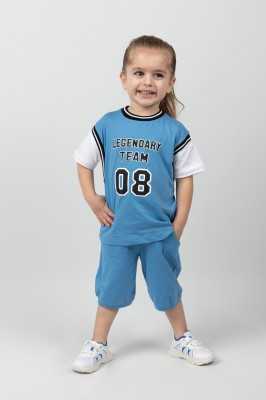 HARİKA KİDS Erkek Çocuk Legendary Baskılı Kısa Kollu Diz Altı Basketball Şortlu Basic Takım 2-5 Yaş tfy8564-90-legendry-25 HARİKA KİDS Erkek Çocuk Legendary Baskılı Kısa Kollu Diz Altı Basketball Şortlu Basic Takım 2-5 Yaş tfy8564-90-legendry-25