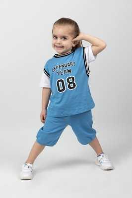 HARİKA KİDS Erkek Çocuk Legendary Baskılı Kısa Kollu Diz Altı Basketball Şortlu Basic Takım 2-5 Yaş tfy8564-90-legendry-25 HARİKA KİDS Erkek Çocuk Legendary Baskılı Kısa Kollu Diz Altı Basketball Şortlu Basic Takım 2-5 Yaş tfy8564-90-legendry-25