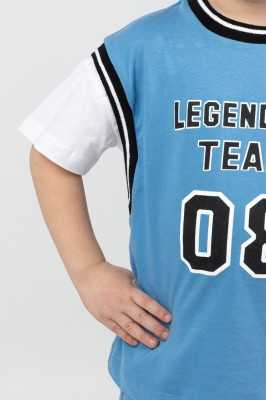 HARİKA KİDS Erkek Çocuk Legendary Baskılı Kısa Kollu Diz Altı Basketball Şortlu Basic Takım 2-5 Yaş tfy8564-90-legendry-25 HARİKA KİDS Erkek Çocuk Legendary Baskılı Kısa Kollu Diz Altı Basketball Şortlu Basic Takım 2-5 Yaş tfy8564-90-legendry-25