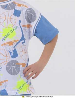 HARİKA KİDS Erkek ÇocukBasketball Baskılı Kısa Kollu Basic Kaprili Takım 5-9 Yaş tfy8606-113.99-69yas HARİKA KİDS Erkek ÇocukBasketball Baskılı Kısa Kollu Basic Kaprili Takım 5-9 Yaş tfy8606-113.99-69yas