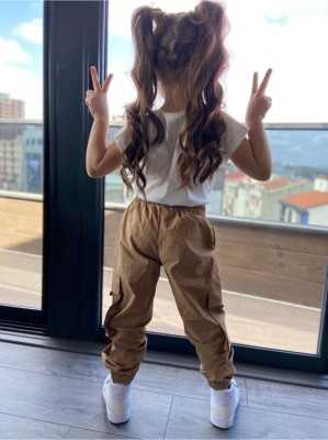Hilal Akıncı Kids Kız Çocuk Hardal Kuş Tüyü Baskılı Pamuk Penye Kargo Cep Detaylı Ha Baskılı Takım H0510 Hilal Akıncı Kids Kız Çocuk Hardal Kuş Tüyü Baskılı Pamuk Penye Kargo Cep Detaylı Ha Baskılı Takım H0510