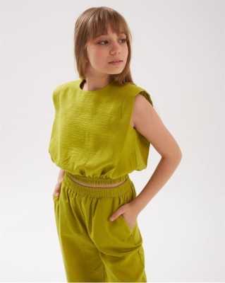 Hilal Akıncı Kids Kız Çocuk Vatkalı Keten Bluz Paçada Pens Detaylı Harem Pantolon 2'li Takım TYC00784128972 Hilal Akıncı Kids Kız Çocuk Vatkalı Keten Bluz Paçada Pens Detaylı Harem Pantolon 2'li Takım TYC00784128972