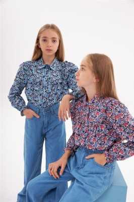Hilal Akıncı Kids Kız Çocuk Uzun Kollu Çiçek Desenli Gömlek Kot Pantolon 2'li Takım TYC00682055411 Hilal Akıncı Kids Kız Çocuk Uzun Kollu Çiçek Desenli Gömlek Kot Pantolon 2'li Takım TYC00682055411