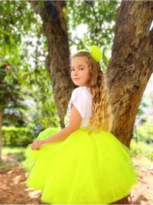 Hilal Akıncı Kids Kız Çocuk Turuncu Renkli Tütü Etek & Baskılı Pamuk Penye 2'li Takım 1186 Hilal Akıncı Kids Kız Çocuk Turuncu Renkli Tütü Etek & Baskılı Pamuk Penye 2'li Takım 1186