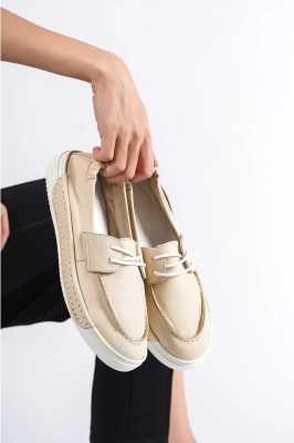 Deripabuc Hakiki Deri Beyaz Kadın Deri Casual Ayakkabı Dp72-28104 DP72-28104 Deripabuc Hakiki Deri Beyaz Kadın Deri Casual Ayakkabı Dp72-28104 DP72-28104