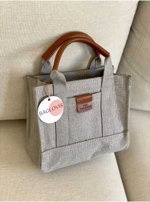 BAGLOVİS İÇİ ASTAR CEPLİ KÜÇÜK BOY TOTE BAG DETAYLI OMUZ ÇANTASI NEW