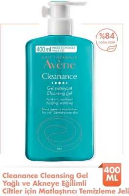 Avene Cleanance Cleansing Gel Yağlı Ve Akneye Eğilimli Ciltler İçin Matlaştırıcı Temizleme Jeli 400 Ml 3282770207774