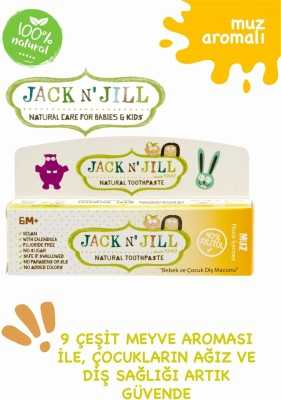 Jack N'Jill Jack N' Jill Doğal Diş Macunu Muz 50 gr 1 Adet JJN5M