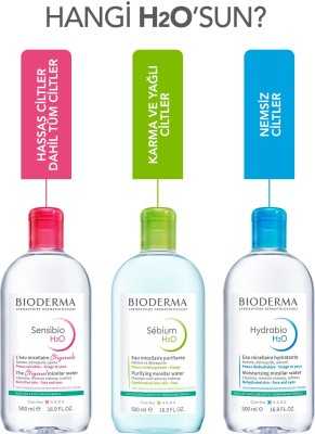 Bioderma Sensibio H2O Micellar Makyaj Temizleme Suyu Hassas ve Normal Ciltler 500 ml 3401345935571