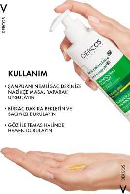 Vichy Dercos Anti Dandruff Kepek Karşıtı Şampuan 390 ml - Kuru Saçlar 3337875492799